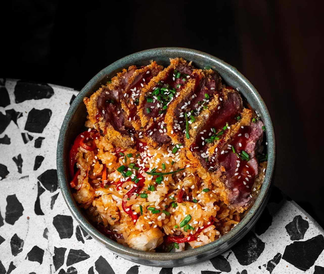 Beef Katsu Veggie Rice